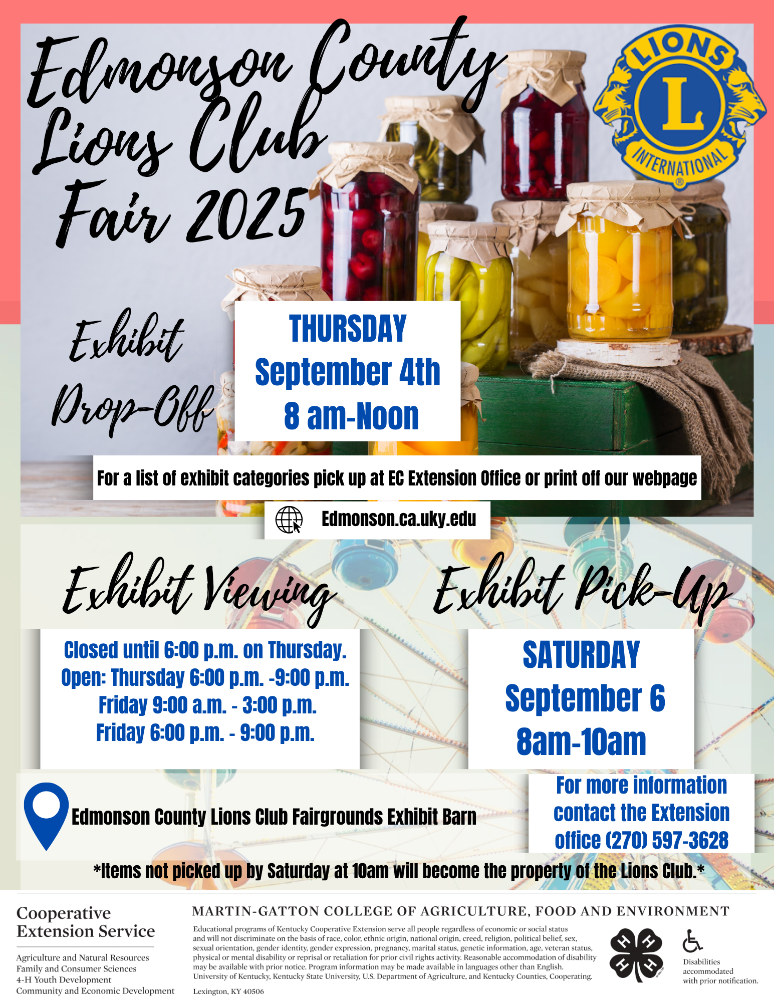 EC Lions Club Fair 2025